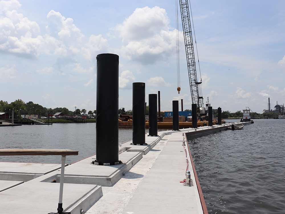 concrete floating dock construction