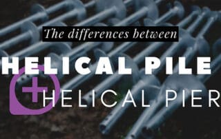 difference between helical pile and pier