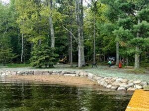 Forest Lakeshore by Laughlin Landscape