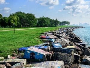 park stone revetment