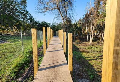 Lake Weston Boardwalk Construction