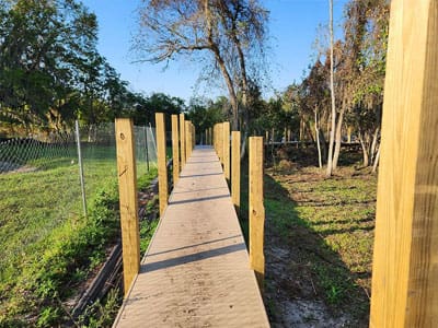 Lake Weston Boardwalk Construction