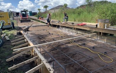East Orlando Boat Ramp Project by Fender Marine Construction Formwork and reinforcing Steel in place 2