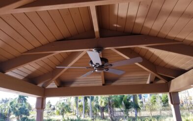 Fender Marine dock roof open beam heavy timber Welbro Construction Allegro Assisted Living Facility