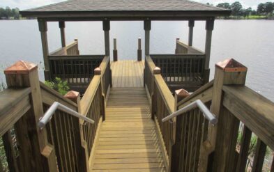 MI Homes Lake Drawdy community dock access walkway