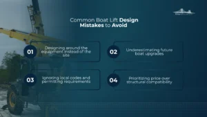 common boat lift design mistakes