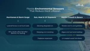 Environmental Stressors That Reduce Dock Lifespan 